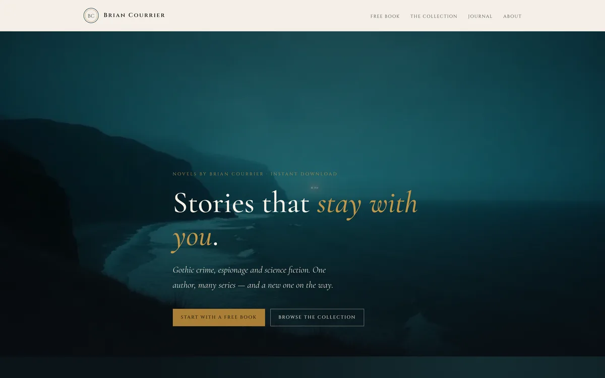 The PMV Publishing website we built